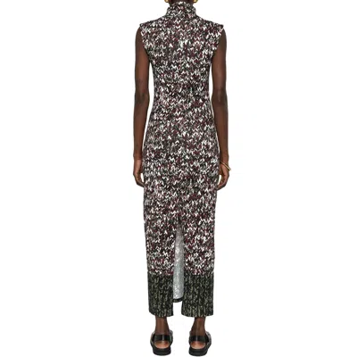 Loewe Anagram-embroidered Knit-print Dress