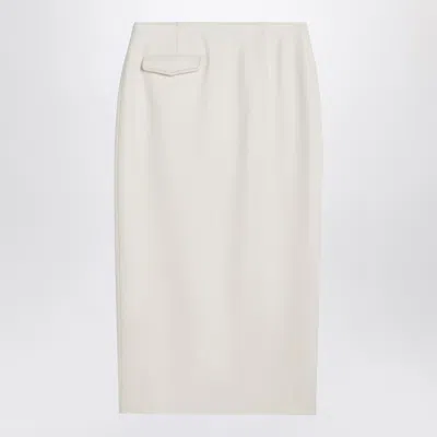 Margaux Lonnberg White Jagger Midi Skirt