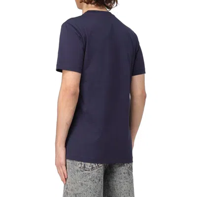 Marni Man T-shirt Midnight Blue Size 36 Cotton In Black