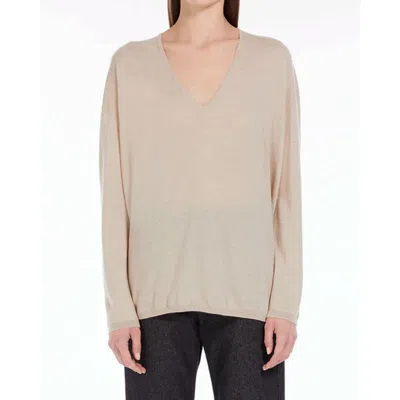 Max Mara Cashmere Freccia Jumper With V-neckline