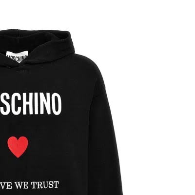 Moschino Couture Couture In Love We Trust Hooded Sweatshirt