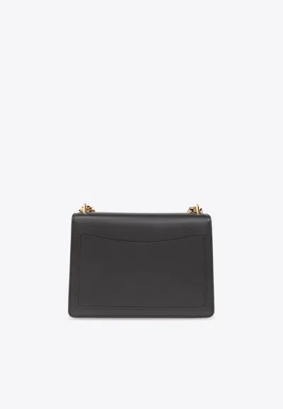 Dolce & Gabbana 3.5 Crossbody Leather Bag In Black