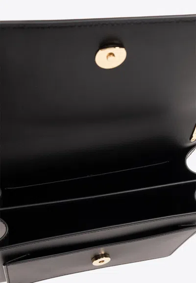 Dolce & Gabbana 3.5 Crossbody Leather Bag In Black