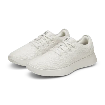 Allbirds Men's Wool Runner Go - Fluff In Fluff - Natural White