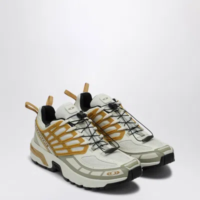 Shop Salomon Sneakers Acs Pro White/ochre/khaki
