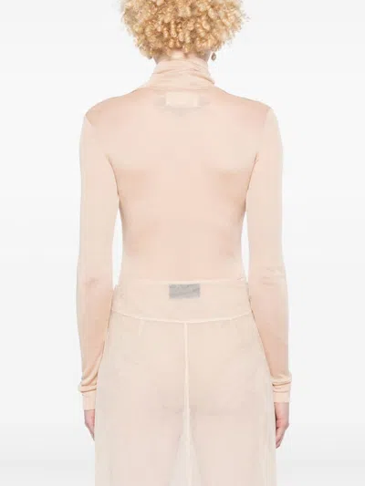Maison Margiela Maison Martin Margiela Women Body Collo Alto Semitrasparente