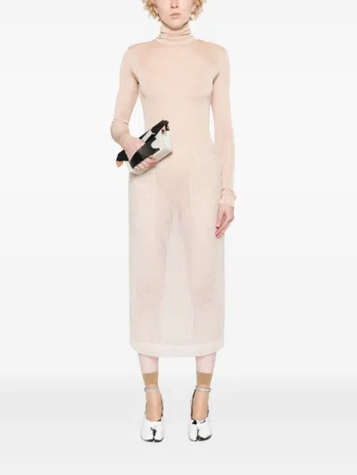 Maison Margiela Maison Martin Margiela Women Body Collo Alto Semitrasparente