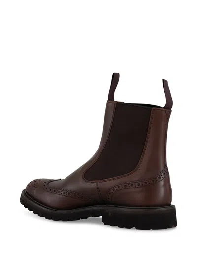Tricker's Chunky Sole Brogue Detailing Pull Tabs