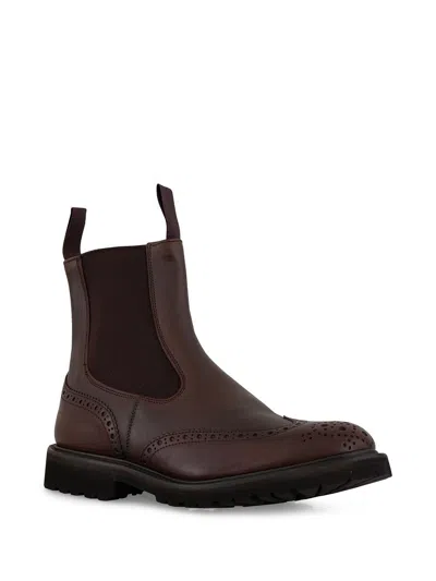 Tricker's Chunky Sole Brogue Detailing Pull Tabs