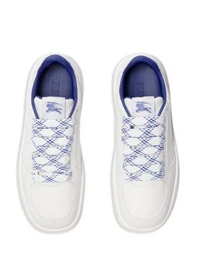 Shop Burberry Sneakers In White