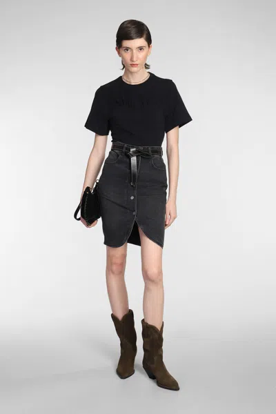 Isabel Marant Cotton T-shirt In Black