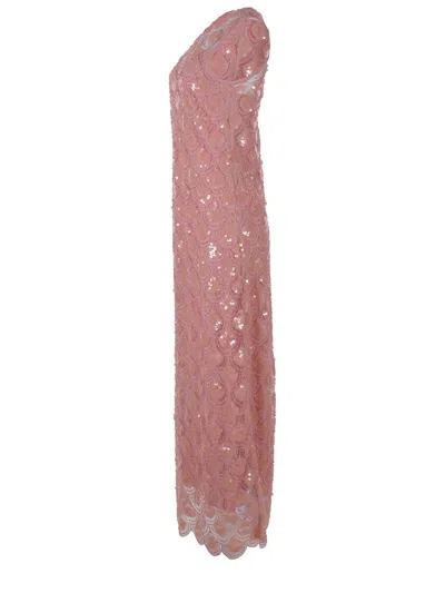 Rotate Birger Christensen Dress Rotate In Pink