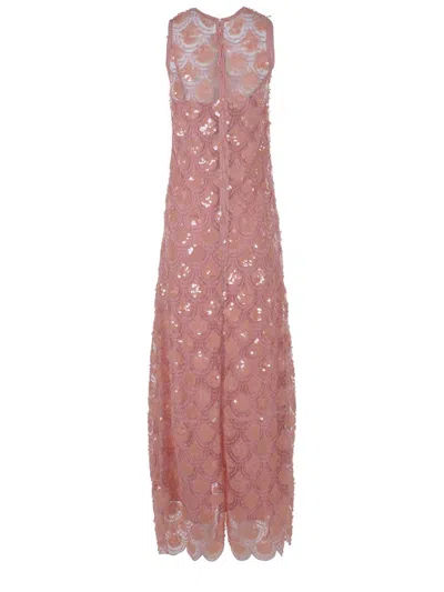 Rotate Birger Christensen Dress Rotate In Pink