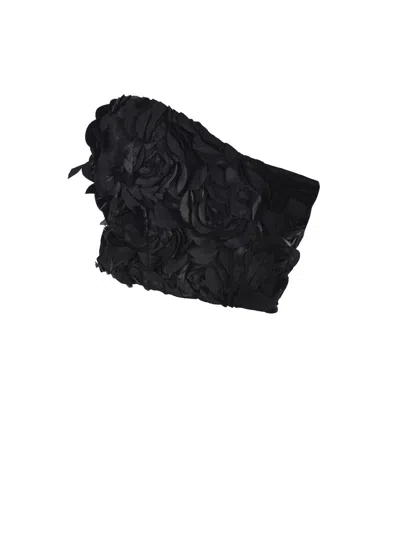 Rotate Birger Christensen Top Rotate "flowers" In Black