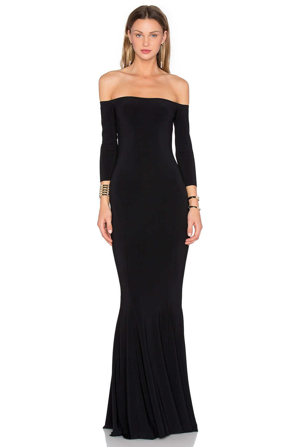norma kamali fishtail dress