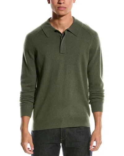 Magaschoni Cashmere Polo Sweater In Green