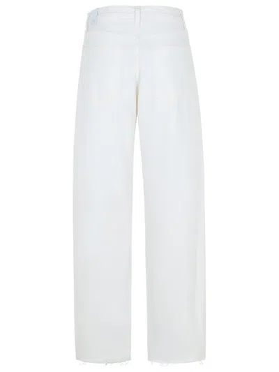 Agolde Ren High Rise Wide Leg Jeans In Tarte In White