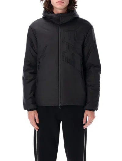 Ea7 Puffer Jacket In Black