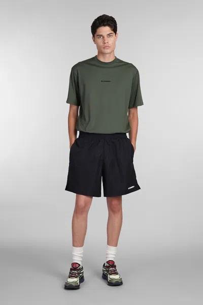 Jil Sander Logo-print Track Shorts In Black