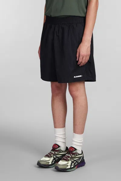 Jil Sander Logo-print Track Shorts In Black