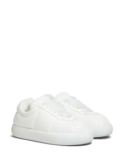 Marni Leather Sneakers In White