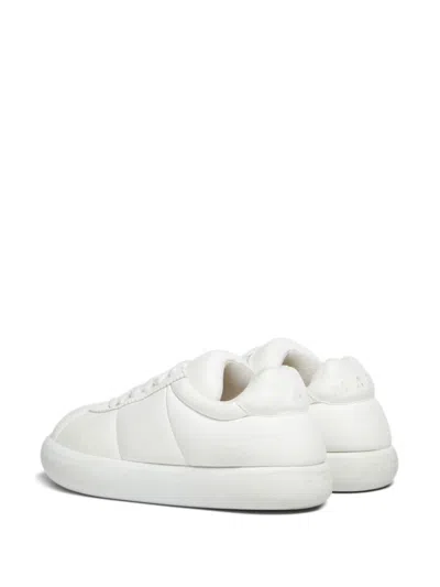 Marni Leather Sneakers In White