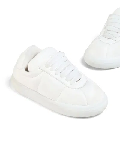 Marni Leather Sneakers In White
