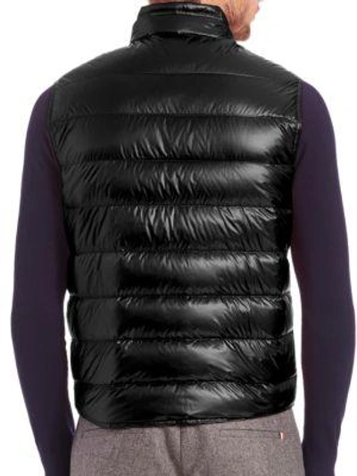 Shop Moncler Gui Puffer Vest In Bright Blue