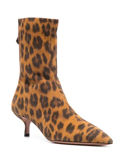 Shop Aquazzura Boots In Brown