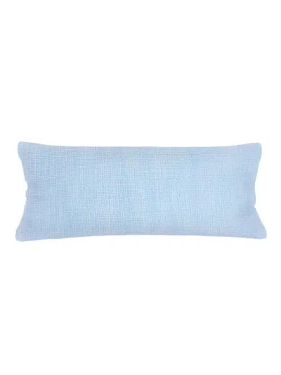 Anaya So Soft Linen Pillow Down Insert In Light Blue