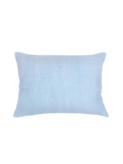 Anaya So Soft Linen Pillow Down Insert In Light Blue