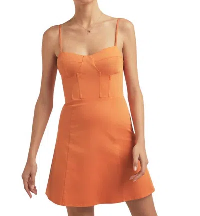 Favorite Daughter The Whats Your Sign Dress In Creamsicle In Multi