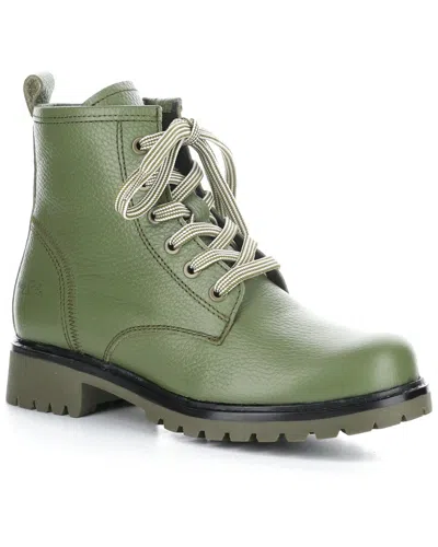 Bos. & Co. Carinas Leather Lug Boot In Green