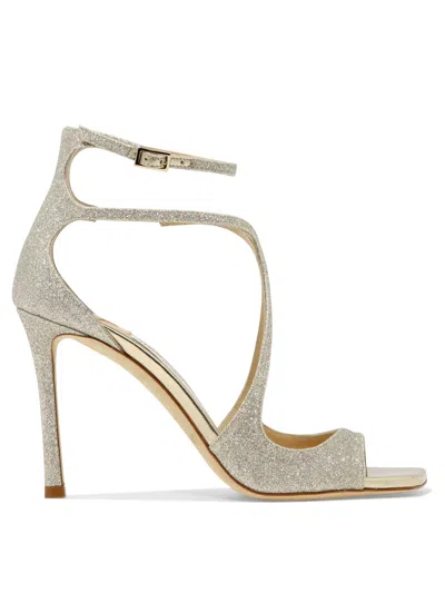 Shop Jimmy Choo Sandals In Grey