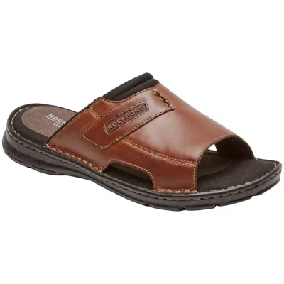 Rockport Men's Darwin 2 Slide In Coach Brown In Multi