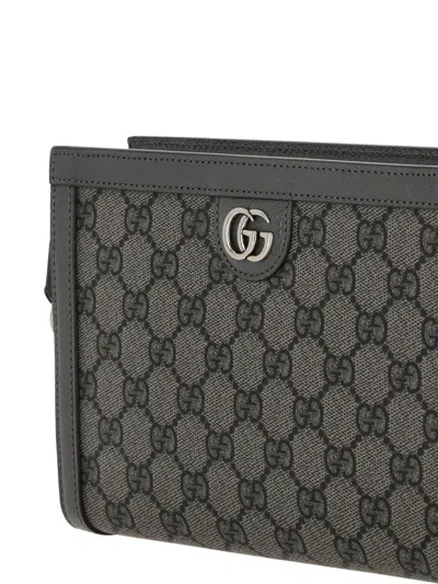 Shop Gucci Bags.. In Grey Black/grap.grey