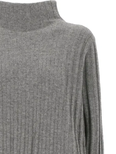 Hemisphere Ribbed Roll-neck Sweater In Multicolor