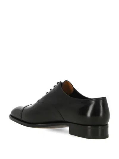 Shop John Lobb Flat Shoes In Black