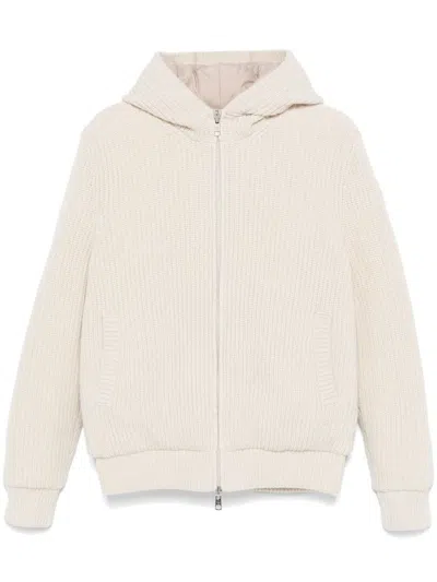 Moncler Reversible Jacket In Beige