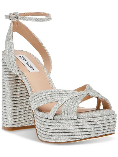 Steve Madden Laurel Platform Sandal In Silver