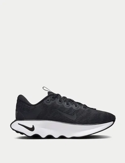 Nike Motiva Road Runner Walking Shoe In Black