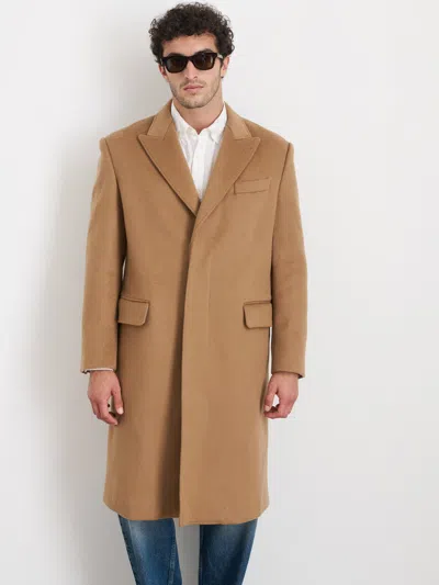 Alex Mill Abram Top Coat In Wool In Camel