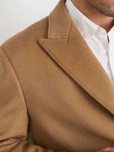 Alex Mill Abram Top Coat In Wool In Camel