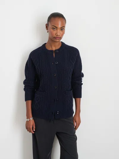 Alex Mill Agnes Cardigan In Navy