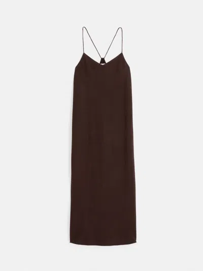 Alex Mill Alexis Dress In Lyocell In Hickory
