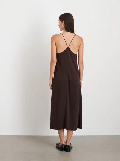 Alex Mill Alexis Dress In Lyocell In Hickory