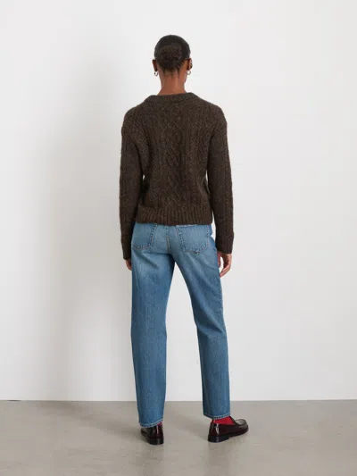 Alex Mill Catskill Sweater In Dark Timber