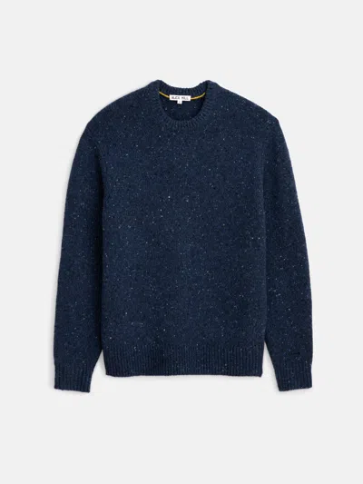 Alex Mill Donegal Merino Wool-blend Sweater In Navy