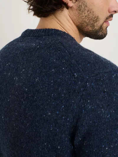 Alex Mill Donegal Merino Wool-blend Sweater In Navy