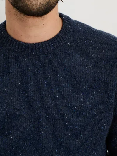 Alex Mill Donegal Merino Wool-blend Sweater In Navy